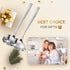 KEAWELL Louis Hammered 18/10 Stainless Steel Sauce Ladle with Pouring Spout, 7.4 Inch, Dishwasher Safe