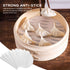 10 Pcs 10 inch Non-stick Silicone Steamer Mesh Mat, Reusable Bamboo Steamer Liner Pad for Home Kitchen Cooking