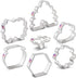 Ann Clark Bee Cookie Cutters 7-Pc. Set Made in the USA - Cute Bee, Small Flower, Honey Pot, Beehive, Honeycomb and more