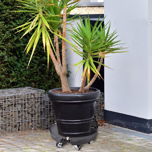 8 8 inch-22 inch 500lbs TreeGun Plant Caddy with Wheels Heavy Duty with Lockable Casters, Rolling Plant Stand