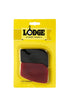 Lodge SCRAPERPK 2-Pack Durable Pan Scrapers, Red and Black