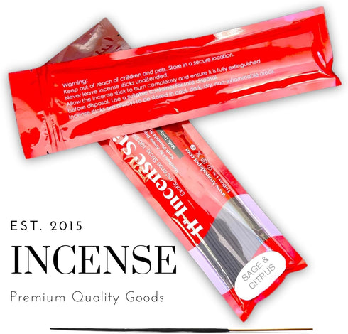 Nag Champa Most Exotic 11'' Incense Sticks, Approx. 85-100 Sticks Per Bundle, 100% Pure Natural Long Lasting