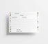 Cocktail Recipe Cards, 4x6 Inches, 50 Fill-in-the-Blank Cards for Recipe Box with Watercolor Border