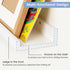 24 inches 3 Packs, Picture Ledge Shelf for Wall, Solid Pine Wood Nursery Book Shelves Floating Ledge Shelves for Kids'