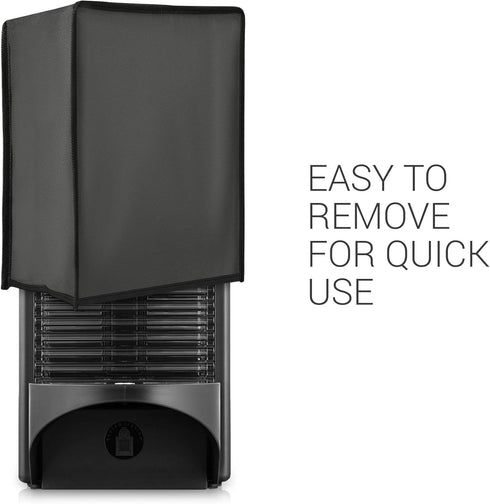 kwmobile Dark Grey Plastic Case Cover for Nespresso Pixie Coffee Maker
