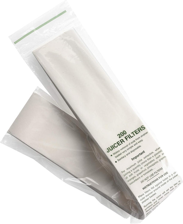 Omega FILTER Filter Pack for Omega Juicers Models 1000 9000 500, 200-Pack
