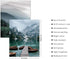 HoozGee Travel Wall Art Prints Scandinavia Mountain Pictures Canvas Print Natural Landscape Decor (8"x10" UNFRAMED)