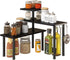 GHWIE Corner Shelf Organizer, 3 Tier Bamboo Kitchen Countertop Rack for Living Room, Office, Space Saving Storage