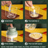 Electric Garlic Chopper Mini, Garlic Masher Mincer with Peeler and Spoon, 250ML/8.5FL OZ, Green