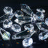 50PCS 2.4" Premium Clear Crystal Teardrop Prism -Crystal Glass Baroque Chandelier Pendant Drop Loose Beads Suncatcher