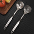 Peohud 4 Pack Soup Ladle, SUS304 Stainless Steel Slotted Hot Pot Ladle, Cooking Skimmer for Hotpot Serving