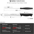 Chef 10-Inch Carving Knife, NSF Certified CP5-10, Granton Edge for Turkey Ham Meat Slicing, Black