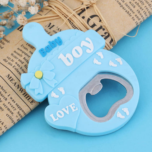 Yuokwer 24 24) pcs Baby Boy Bottle Opener Baby Shower Favor for Guest, Boy Baby Shower Party