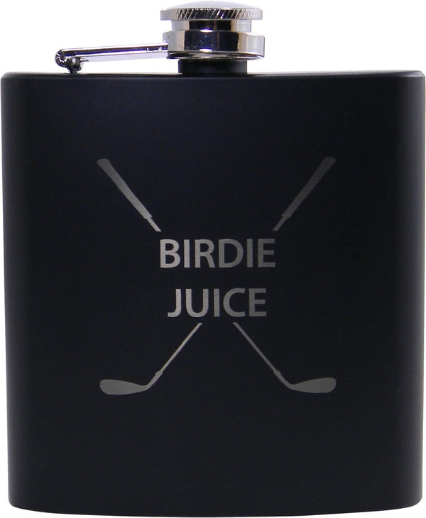 Birdie Juice 6oz Flask Great Gift for A Golfer Father's Day Birthday or Christmas Gift