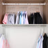 Meetu Closet Organizer, 9.5 Inch Cloth Hanger, Magic Space Saving Hangers for Wardrobe Organization (Pack of 8)