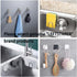 LEFTSTARER 4 Pack Sink Sponge Holder for Kitchen, Premium SUS304 Stainless Steel Rustproof Waterproof Adhesive