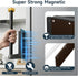 Toolbox Magnetic Paper Towel Holder for Fridge Strong Magnet Black Kitchen Towel Holders Storage Organizer with Gold