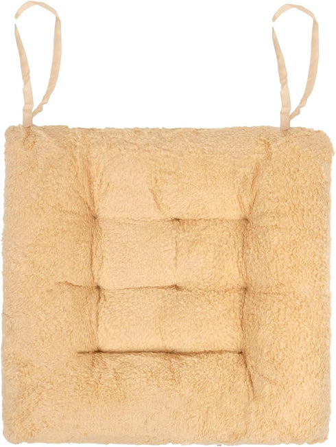 Cashmere Plush Chair Seat Cushion Fluffy Chair Pad Soft Plush Seat Pillow Home Office Floor Pillow Sofa No Slip Sofa Chair Pads Chair Cushion Comfort Armchair Car Seat Cushion Pain Relief Cushion by Cashmere