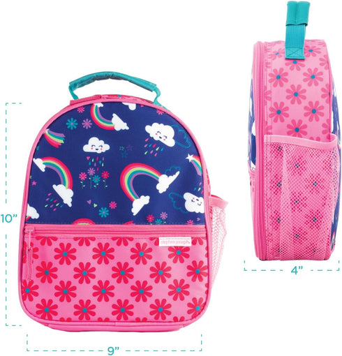 Stephen Joseph All Over Print Lunch Box, Rainbow Design