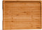 SMIRLY Large Bamboo Cutting Board for Kitchen, Wooden Board with Juice Groove