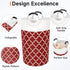 Large Laundry Basket, Collapsible Tall Hamper Bag with Handles for Waterproof Travel Bathroom College Essentials