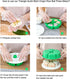 6 Cavity Triangle Sushi Mold, Non-stick Onigiri Rice Ball Press Maker for Seaweed Cilantro Rice Balls