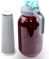 Mason Jar Cold Brew Coffee Maker, 64 OZ (2 Quart) Wide Mouth Pitcher with Brew Filter for Coffee & Iced Tea