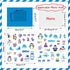 30 Packs Winter Craft Kits for Kids, Holiday DIY Picture Frame Craft Snowflake Penguin Polar Bear Art Party Favor Home