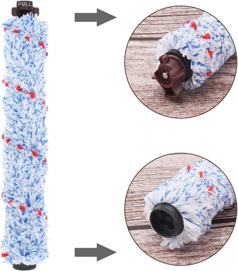 TQEONKL 2PC, 1868/1866 1785 1608683, 160-8683, 1608684 Vacuum Cleaner Rolling Brushes Multi-Surface Brush Roll