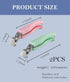 Stainless Steel Anti-Scalding Hot Bowl Dish Gripper Clips Tongs Clamp Holder for Moving Hot Plates (2, Green, Pink)