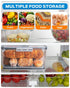 2 Pack Countertop Dynta Bread Box Bread Storage Container Airtight Recording Time Bread Box for Kitchen Plastic Bread