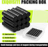 Small Magnets, 120 Pack Black Neodymium Refrigerator Magnets 8x3mm for Crafts, Whiteboard, Kitchen Cabinet
