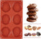Silicone Egg Mold Muffin Top Pans, 3 Inch Non-stick Whoopie Pie Baking Pan for Mini Cakes, Breakfast Sandwiches