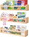 AZSKY Nursery Book Shelves 24 Inch Rustic Natural Wood Floating Shelves,Wall Book