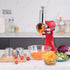 Stainless Steel Slicer Shredder Attachments for KitchenAid Stand Mixers, Large Vegetable Cheese Grater Accessories
