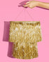 16" xo, Fetti Gold Fringe Tinsel Chandelier | | Bachelorette Party Decorations, Birthday Photo Booth Supplies, New