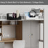 MATIMASU Bedside Caddy Hanging Storage Basket Little Plastic Beside Shelf Hang-on Storage Organizer for Collage Dorm