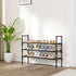3 16-20 Closet, Tier Shoe Rack, Shoe Organizer Storage for Pair Boot and Sneaker, Stackable Free Standing Shoe Shelf