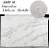 Countertop, 6" Koville African Genuine Marble Paper Towel Holder Stone Base Gold Rod Paper Towel Holder Stand
