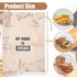 Bread Bags for Homemade Bread, Organic Linen with Plastic Liner, Drawstring Closure for Sourdough, 2 Packs