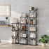 4-Tier BKBK11401 MAHANCRIS Bookshelf, Bookcase, Vertical Tall Narrow Book Shelf for Small Space, Open Storage Display