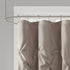 Madison Park Laurel Taupe Shower Curtain, 72 x 72, Pieced Transitional, Beige