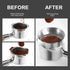 Silver Magnetic Coffee Dosing Ring and Funnel for Office Coffee Lovers Home, 58MM with Magnetic