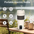Tengfy 350ML 4 Settings, 304 Portable Electric Kettle, Mini Hot Water Boiler Heater, Travel Kettle with Temperature
