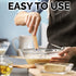 Zulay Kitchen 13-Inch Danish Dough Whisk, Wooden Whisk with Stainless Steel Dough Hook for Sourdough and Pastry