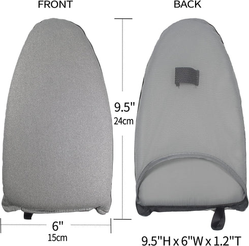 Garment Steamer Ironing Gloves with Finger Loop, Anti Steam Gloves for Hanging and Standing Ironing Machines (Grey).