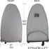 Garment Steamer Ironing Gloves with Finger Loop, Anti Steam Gloves for Hanging and Standing Ironing Machines (Grey).