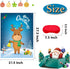 Funnlot Christmas Games for Kids, Pin The Nose on The Reindeer, Holiday Party Game with 24 Noses Stickers & Blindfold