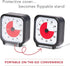 Time Timer 3 inch Visual Timer — 60 Minute Kids Desk Countdown Clock with Dry Erase Activity Card, for Classroom and