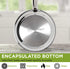 Ecolution Classic 8-Inch Stainless Steel Fry Pan, Professional Quality Sauté, Comfort Grip Riveted Handles